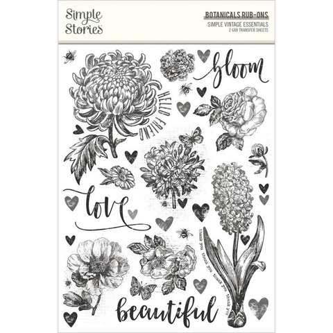Simple Stories - Simple Vintage Essentials Rub-Ons 6