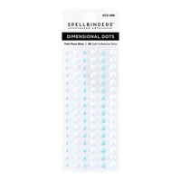 Spellbinders - Enamel Dots, Two Tone Blue, 96kpl