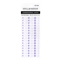 Spellbinders - Enamel Dots, Two Tone Purple, 96kpl