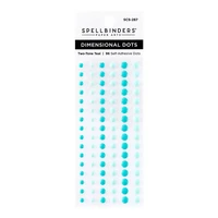 Spellbinders - Enamel Dots, Two Tone Teal, 96kpl