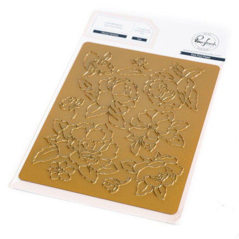 Pinkfresh Studio - Peony Fantasy, Hot Foil Plate