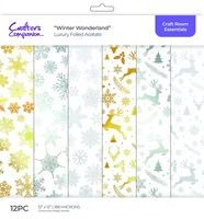 Crafter`s Companion - Winter Wonderland, Foiled Acetate, 12