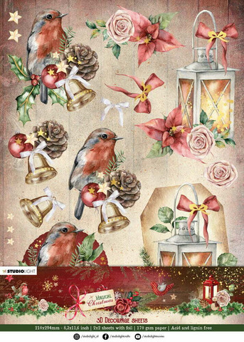 Studio Light - Magical Christmas 3D-kuva-arkkisetti