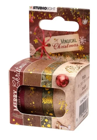 Studio Light  - Magical Christmas Washi Tape, 4rullaa