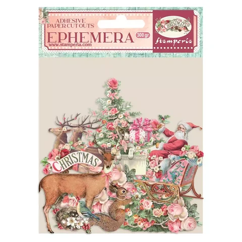 Stamperia - Pink Christmas Elements, Die Cuts