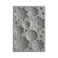 Stamperia - Christmas Snowflakes, A6, Silikonimuotti