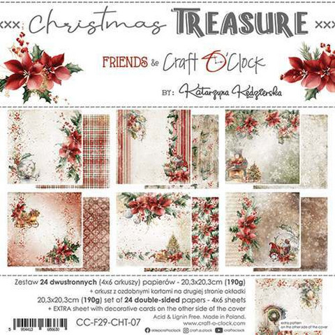 Craft O`Clock - Christmas Treasure, Paper Collection Set 8