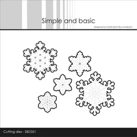 Simple and Basic - Snowflakes, Stanssisetti