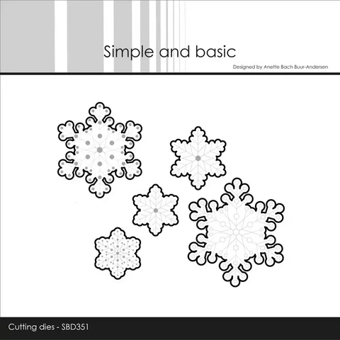 Simple and Basic - Snowflakes, Stanssisetti