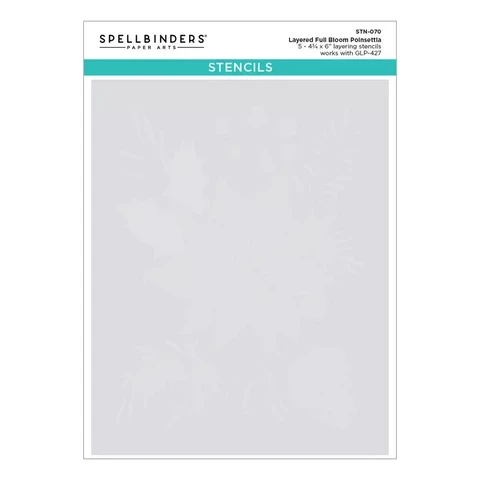 Spellbinders - Layered Full Bloom Poinsettia, Sapluunasetti