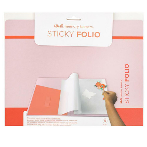 WeR - Sticky Folio, Liima-arkkikansio, Punainen