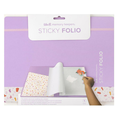 WeR - Sticky Folio, Liima-arkkikansio, Lila