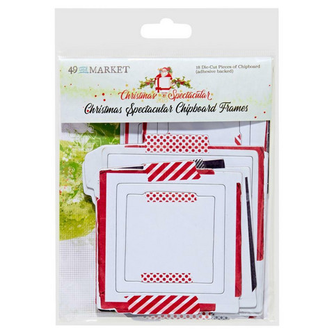 49 And Market - Christmas Spectacular Chipboard Frames
