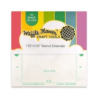 Waffle Flower - Grip Mat Stencil Extender, 7,25