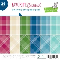 Lawn Fawn - Favorite Flannel Paper Pack 6