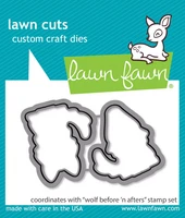 Lawn Fawn - Wolf Before 'n Afters, Stanssisetti