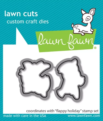Lawn Fawn - Flappy Holiday, Stanssisetti