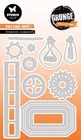 Studio Light - Grunge Collection Invention Elements, Stanssisetti