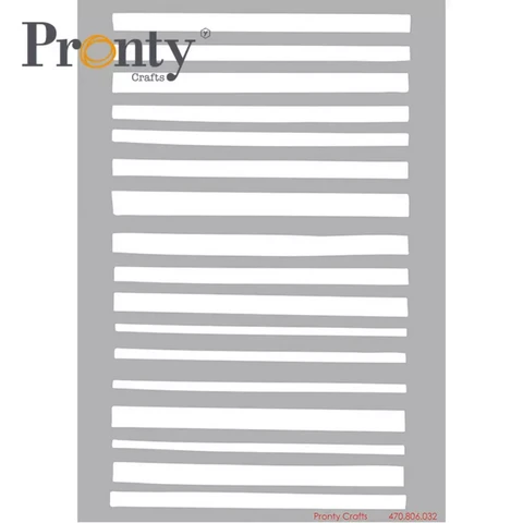 Pronty Crafts - Handmade Stripes, A5, Sapluuna