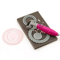 Vaessen Creative - Die Brush & Foam Pad, Stanssin puhdistaja