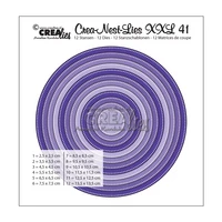 Crealies - Crea-Nest-Lies XXL Circles with Dots, Stanssisetti