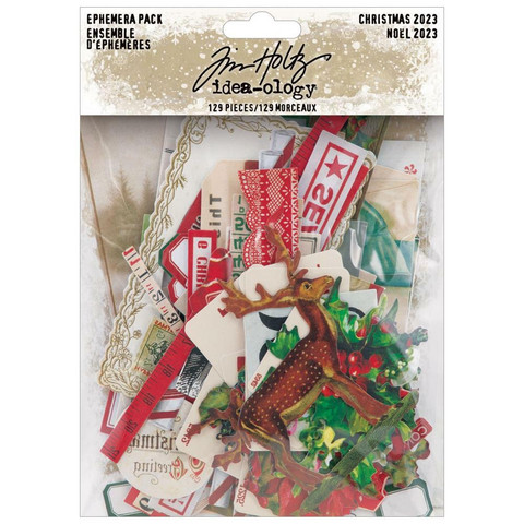 Tim Holtz - Idea-Ology Ephemera Christmas 2023, 129osaa
