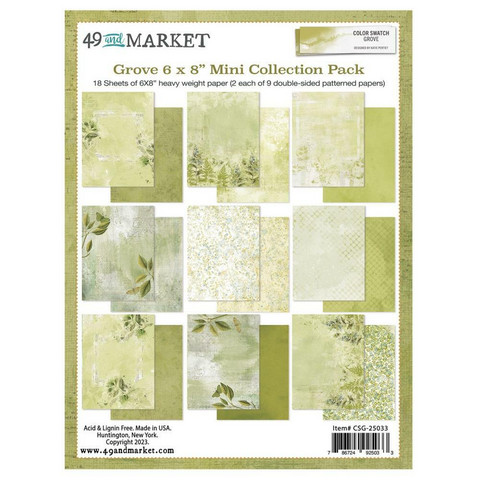 49 And Market - Color Swatch Grove, Paperikko 6''x8'', 18sivua