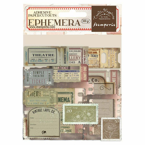 Stamperia - Create Happiness Christmas Ephemera Tickets, Die Cuts