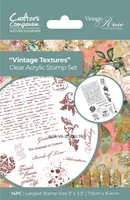 Crafter`s Companion - Vintage Rose Textures, Leimasetti