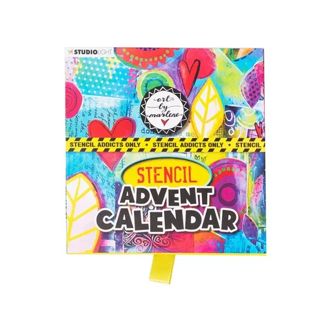 Art by Marlene - Advent Calendar Stencil Addicts Only