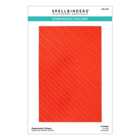 Spellbinders - Peppermint Stripes 5,5