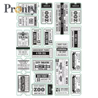 Pronty - Tickets Printed Embellishments, Leikekuvia