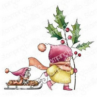 Stamping Bella - Bundle Girl & Puppy On A Winter Walk, Leima