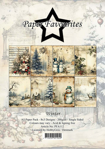 Paper Favourites - Winter A5, Paperikko