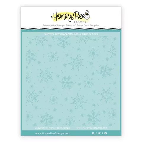 Honey Bee Stamps - Snowflakes Background, Kerrossapluunasetti
