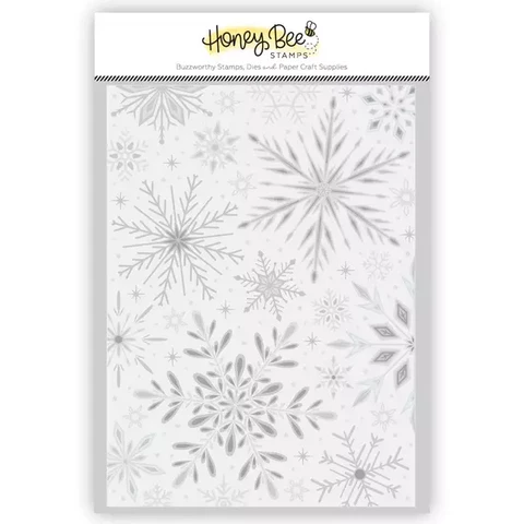 Honey Bee Stamps - Snowflakes, 3D Kohokuviotasku