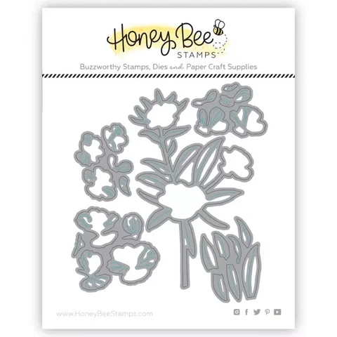 Honey Bee Stamps - Dianthus, Stanssisetti