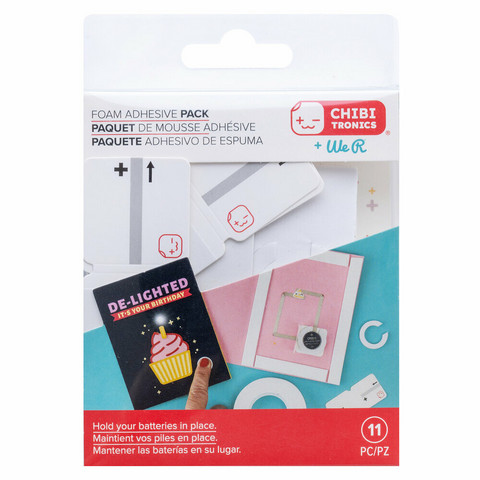 WeR - Chibitronics Foam Adhesive Pack, Asennustarroja