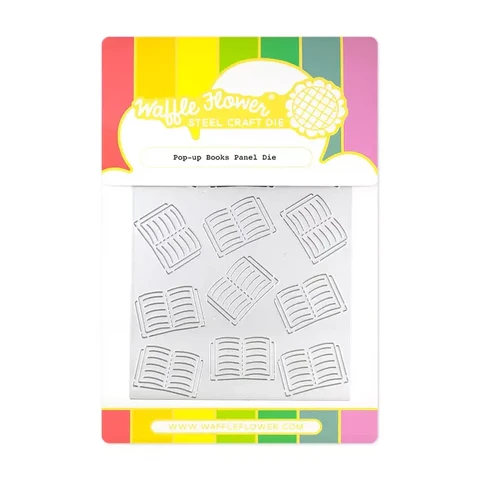 Waffle Flower - Pop-up Books Panel, Stanssisetti + sapluunat