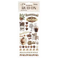 Stamperia - Coffee and Chocolate Elements, Siirtokuvia