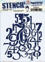 PaperArtsy - Hot Pick Stencil 420, Sapluuna