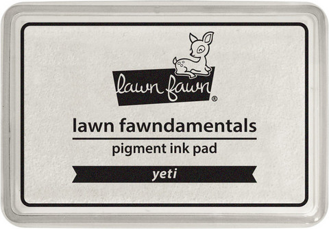 Leimamustetyyny, Lawn Fawn Pigment Ink, Yeti