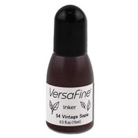 Täyttöpullo, VersaFine, Vintage Sepia, 15ml