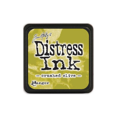 Leimamustetyyny, Distress Mini Ink, Crushed Olive