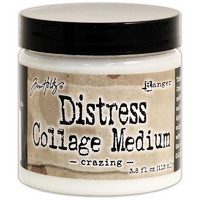 Tim Holtz Distress Collage Medium, Crazing, 113ml (VIIMEISET)