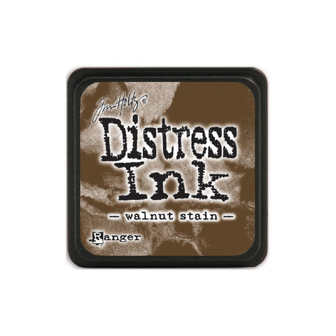 Leimamustetyyny, Distress Mini Ink, Walnut Stain