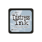 Leimamustetyyny, Distress Mini Ink, Weathered Wood