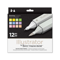 Spectrum Noir Illustrator, 12kpl, Sketching