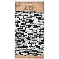 Tarrasetti, Tim Holtz Idea-Ology Sticker Book, Chitchat