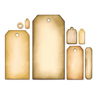 Sizzix - Framelits Dies By Tim Holtz, Stanssisetti, Tag Collection